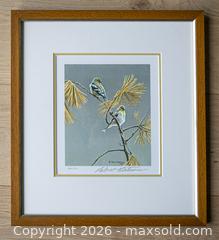 MaxSold Auction: Robert Bateman - American Goldfinch - Winter Dress, limited edition print, - Mississauga (Ontario, Canada) SELLER MANAGED Downsizing Online Auction - Romark Mews