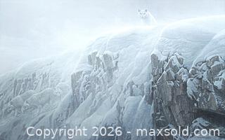 MaxSold Auction: Robert Bateman Arctic Cliff - White Wolves Limited Edition Print s/n - Mississauga (Ontario, Canada) SELLER MANAGED Downsizing Online Auction - Romark Mews