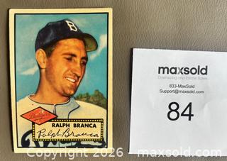 MaxSold Auction: 1952 Topps Baseball Card Lot of 7 - Ottawa (Ontario, Canada) SELLER MANAGED Downsizing Online Auction - Starwood Road