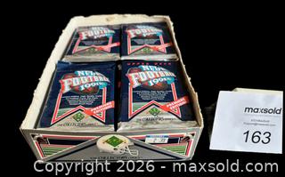 MaxSold Auction: 1991 Upper Deck Football Card Wax Box with 30 / 36 Packs  - Ottawa (Ontario, Canada) SELLER MANAGED Downsizing Online Auction - Starwood Road