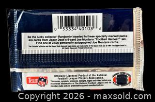 MaxSold Auction: 1991 Upper Deck Football Card Wax Box with 30 / 36 Packs  - Ottawa (Ontario, Canada) SELLER MANAGED Downsizing Online Auction - Starwood Road
