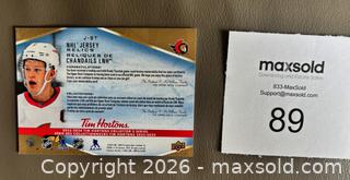 MaxSold Auction: 2023-24 Tim Hortons Brady Tkachuk NHL Jersey Relics Card w COA  - Ottawa (Ontario, Canada) SELLER MANAGED Downsizing Online Auction - Starwood Road