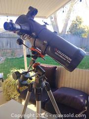 MaxSold Auction: Celestron Telescope  - Oakley (California, USA) SELLER MANAGED Downsizing Online Auction -  Drake Court