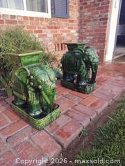 MaxSold Auction: Elephant statues - Oakley (California, USA) SELLER MANAGED Downsizing Online Auction -  Drake Court