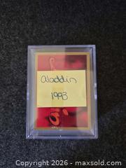 MaxSold Auction: Disney Aladdin Trading Cards 1993 — Multiple Cards - Langford (British Columbia, Canada) SELLER MANAGED Downsizing Online Auction - Atkins Avenue