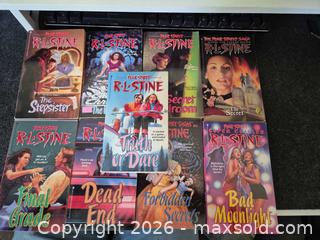 MaxSold Auction: Lot of 9 R. L. Stine Fear Street Paperback Books - Langford (British Columbia, Canada) SELLER MANAGED Downsizing Online Auction - Atkins Avenue