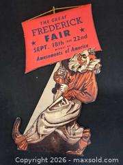 MaxSold Auction: Fredrick Fair Posters  - Frederick (Maryland, USA) PARTNER MANAGED Downsizing Online Auction - English Muffin Way