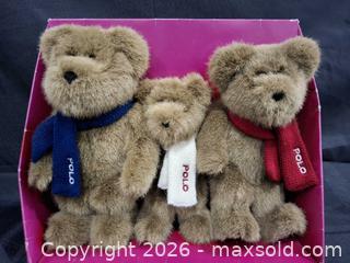 MaxSold Auction: Polo Ralph Lauren "Bears That Care" plush teddy bears - Frederick (Maryland, USA) PARTNER MANAGED Downsizing Online Auction - English Muffin Way