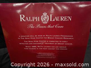 MaxSold Auction: Polo Ralph Lauren "Bears That Care" plush teddy bears - Frederick (Maryland, USA) PARTNER MANAGED Downsizing Online Auction - English Muffin Way