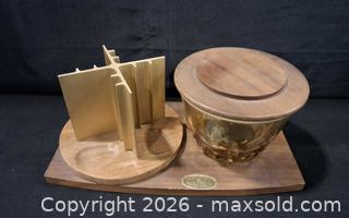 MaxSold Auction: Vintage Wooden Pipe Set  - Frederick (Maryland, USA) PARTNER MANAGED Downsizing Online Auction - English Muffin Way