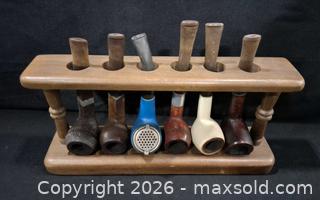 MaxSold Auction: Vintage Wooden Pipe Set  - Frederick (Maryland, USA) PARTNER MANAGED Downsizing Online Auction - English Muffin Way