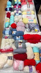 MaxSold Auction: Huge collection of various types of craft yarn, specifically including "Red Heart Super  - Toronto (Ontario, Canada) SELLER MANAGED Reseller Online Auction - Dartmoor Drive