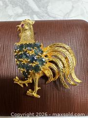 MaxSold Auction: Genuine ruby and sapphires rooster broach - Renfrew (Ontario, Canada) SELLER MANAGED Downsizing Online Auction - Plaunt Street South