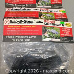 MaxSold Auction: Bird b gone pond defender lot 3 new selved - Waterford (New Jersey, USA) SELLER MANAGED Estate Sale Online Auction - Chew Road