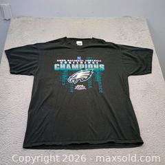 MaxSold Auction: Eagles 2004 conference champs tee - Waterford (New Jersey, USA) SELLER MANAGED Estate Sale Online Auction - Chew Road