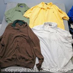 MaxSold Auction: Men's extra large top lot four pieces polos - Waterford (New Jersey, USA) SELLER MANAGED Estate Sale Online Auction - Chew Road