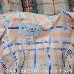MaxSold Auction: Men's lot six large button-down shirts vest and flannel - Waterford (New Jersey, USA) SELLER MANAGED Estate Sale Online Auction - Chew Road