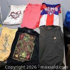 MaxSold Auction: Misc shirt lot (6) Carhartt,Looney tunes  - Waterford (New Jersey, USA) SELLER MANAGED Estate Sale Online Auction - Chew Road