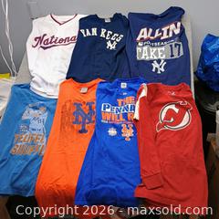 MaxSold Auction: Misc sports lot 7 shirts and jerseys Mets, Yankees  - Waterford (New Jersey, USA) SELLER MANAGED Estate Sale Online Auction - Chew Road