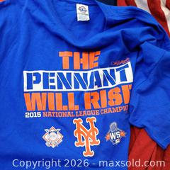 MaxSold Auction: Misc sports lot 7 shirts and jerseys Mets, Yankees  - Waterford (New Jersey, USA) SELLER MANAGED Estate Sale Online Auction - Chew Road