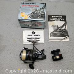 MaxSold Auction: Shimano reel Baiteunner with box - Waterford (New Jersey, USA) SELLER MANAGED Estate Sale Online Auction - Chew Road