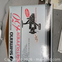 MaxSold Auction: Shimano reel Baiteunner with box - Waterford (New Jersey, USA) SELLER MANAGED Estate Sale Online Auction - Chew Road