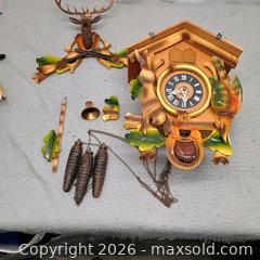 MaxSold Auction: Vintage cuckoo clock from Germany  - Waterford (New Jersey, USA) SELLER MANAGED Estate Sale Online Auction - Chew Road