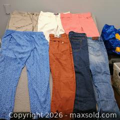MaxSold Auction: Womans pants lot size large 10-12 (7) - Waterford (New Jersey, USA) SELLER MANAGED Estate Sale Online Auction - Chew Road