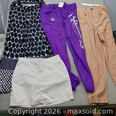 MaxSold Auction: Woman's size small bottoms lot of 4 some new with tags  - Waterford (New Jersey, USA) SELLER MANAGED Estate Sale Online Auction - Chew Road