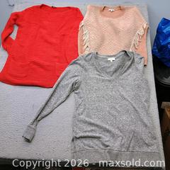 MaxSold Auction: Woman's sweater lot (3) medium  - Waterford (New Jersey, USA) SELLER MANAGED Estate Sale Online Auction - Chew Road