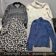 MaxSold Auction: Woman's sweater lot large (4) - Waterford (New Jersey, USA) SELLER MANAGED Estate Sale Online Auction - Chew Road