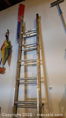 MaxSold Auction: Aluminum Extension Ladder, 2-Section Telescoping, B - Deep River (Ontario, Canada) PARTNER MANAGED Downsizing Online Auction - Frontenac Crescent