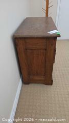 MaxSold Auction: Antique Rustic Solid Oak Chest of Drawers with Door B - Deep River (Ontario, Canada) PARTNER MANAGED Downsizing Online Auction - Frontenac Crescent