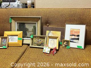 MaxSold Auction: Assorted Framed Artwork Lot – Watercolor, Pencil, Prints B - Deep River (Ontario, Canada) PARTNER MANAGED Downsizing Online Auction - Frontenac Crescent