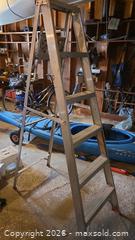 MaxSold Auction: Daymond 6 ft Aluminum Step Ladder, 200 lb Capacity A - Deep River (Ontario, Canada) PARTNER MANAGED Downsizing Online Auction - Frontenac Crescent