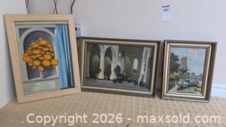 MaxSold Auction: Lot of Framed Oil on Canvas Paintings, Landscapes & Interiors A - Deep River (Ontario, Canada) PARTNER MANAGED Downsizing Online Auction - Frontenac Crescent
