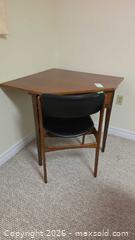 MaxSold Auction: Mid-Century Modern Corner Desk with Upholstered Chair B - Deep River (Ontario, Canada) PARTNER MANAGED Downsizing Online Auction - Frontenac Crescent