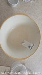 MaxSold Auction: T.G. Green Ltd 12 inch Ceramic Mixing Bowl, Cream, Made in England A - Deep River (Ontario, Canada) PARTNER MANAGED Downsizing Online Auction - Frontenac Crescent