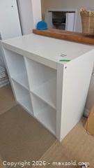 MaxSold Auction: White 4-Cube Organizer Shelf, C - Deep River (Ontario, Canada) PARTNER MANAGED Downsizing Online Auction - Frontenac Crescent