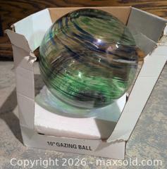MaxSold Auction: 10" Glass Gazing Ball B - London (Ontario, Canada) PARTNER MANAGED Estate Sale Online Auction - Brixham Crescent