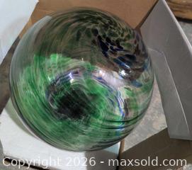 MaxSold Auction: 10" Glass Gazing Ball B - London (Ontario, Canada) PARTNER MANAGED Estate Sale Online Auction - Brixham Crescent