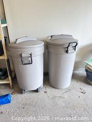MaxSold Auction: 2 Rubbermaid Garbage Bins B - London (Ontario, Canada) PARTNER MANAGED Estate Sale Online Auction - Brixham Crescent