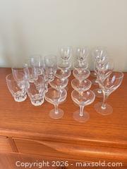 MaxSold Auction: Assorted Crystal Drink Glasses.    A - London (Ontario, Canada) PARTNER MANAGED Estate Sale Online Auction - Brixham Crescent