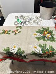 MaxSold Auction: Christmas Tablecloth & Vintage Cookie Cutters. B - London (Ontario, Canada) PARTNER MANAGED Estate Sale Online Auction - Brixham Crescent
