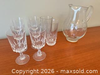 MaxSold Auction: Crystal Glasses and Pitcher.     A - London (Ontario, Canada) PARTNER MANAGED Estate Sale Online Auction - Brixham Crescent