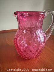 MaxSold Auction: Fenton Cranberry Pitcher.  A - London (Ontario, Canada) PARTNER MANAGED Estate Sale Online Auction - Brixham Crescent