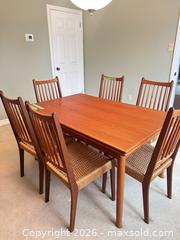 MaxSold Auction: Teak Dining Table and Chairs.     C - London (Ontario, Canada) PARTNER MANAGED Estate Sale Online Auction - Brixham Crescent