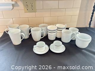 MaxSold Auction: Various White Mugs A - London (Ontario, Canada) PARTNER MANAGED Estate Sale Online Auction - Brixham Crescent