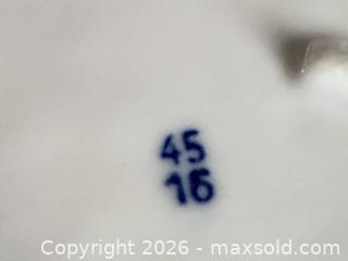 MaxSold Auction: Vintage Porcelain Tea/Coffee Set, White with Blue Floral Design - London (Ontario, Canada) PARTNER MANAGED Estate Sale Online Auction - Brixham Crescent