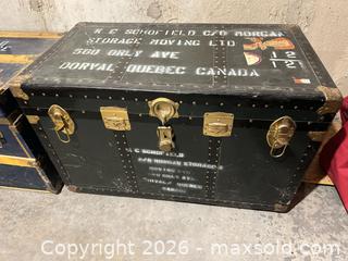 MaxSold Auction: Vintage Steamer Trunk.   C - London (Ontario, Canada) PARTNER MANAGED Estate Sale Online Auction - Brixham Crescent